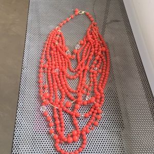 Multi strand bead necklace